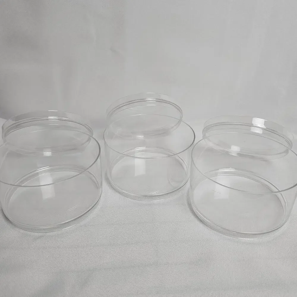 Clear Makeup Stackable Acrylic 3‎ Tier Cosmetic Storage Containers Stackable